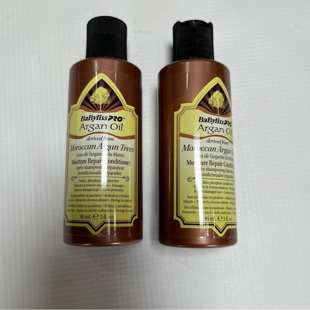 BabyblissPRO Argan Oil Moisture Repair Conditioner. Two brand new 3 oz bottles
